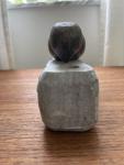 Signed "DIMU" Inuit Soapstone Woodpecker Carving