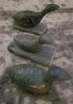Signed Vintage Inuit Soapstone Bird Sculpture