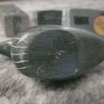 Signed Vintage Inuit Soapstone Bird Sculpture