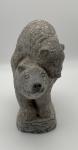 Two Bears Mating Soapstone Carving from Canada