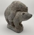 Two Bears Mating Soapstone Carving from Canada