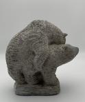 Two Bears Mating Soapstone Carving from Canada