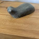 1960s Inuit Soapstone Seal Figurine by Dimu
