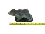 Signed Dimu Soapstone Inuit Bear Sculpture