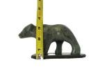 Signed Dimu Soapstone Inuit Bear Sculpture