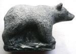 Vintage Hand-Carved Wolf Soapstone Figures from Canada