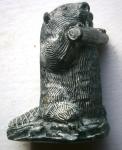 Vintage Hand-Carved Wolf Soapstone Figures from Canada