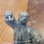 Soapstone Eskimo Seal Hunter Figurine by Dieteich