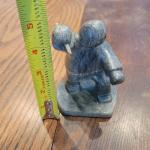 Soapstone Eskimo Seal Hunter Figurine by Dieteich