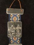 Vintage Dimu Soapstone Eskimo Triple Wall Hanging