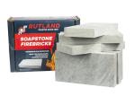Premium Blue-Gray Soapstone Fire Bricks – Case of 6