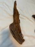 Spirit Wolf and Woman Soapstone Carving