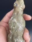 Inuit Soapstone Bear Figurine - 5x2 Signed