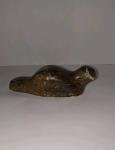 Canadian Inuit Style Soapstone Seal Otter Figurine