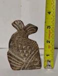 Vintage Soapstone Dimu Fish Sculpture