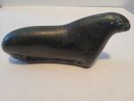 Handcrafted Soapstone Seal Carving, Signed & Numbered