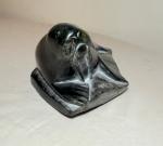 Vintage Large Soapstone Walrus Eskimo Sculpture