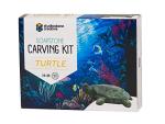 DIY Soapstone Carving Kit - Turtle Sculpture