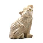 Wolf Soapstone Carving - 1.5 Inch Totem Figurine