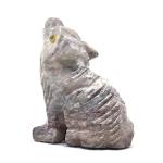 Wolf Soapstone Carving - 1.5 Inch Totem Figurine