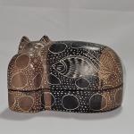 Hand-Carved Soapstone Hippopotamus from Kenya