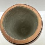 Hand-Carved Soapstone Vase with Tribal Design