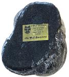 Soapstone Beaver and Baby Tree Stump Carving