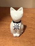 Soapstone Cat Figurine for Desk or Tabletop