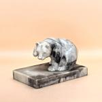Polar Bear Soapstone Inuit Carving by Glenys Peach