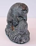 Wolf Soapstone Carving - Vintage Alaskan Art 5.5x4