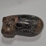 Hand-Carved Soapstone Hippopotamus from Kenya