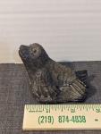 1970s Hand Carved Soapstone Wolf Figurine