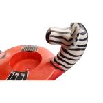 Kenya Zebra Soapstone Two-Head Candle Holder