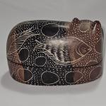 Hand-Carved Soapstone Hippopotamus from Kenya