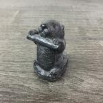 Handmade Soapstone Wolf Sculpture - Vintage 3