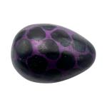 Kisii Soapstone Giraffe Print Egg Carving