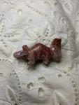 Small Vintage Soapstone Anteater Carving from Peru