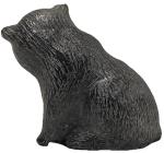 Handmade Soapstone Black Bear Figurine from Canada