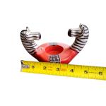 Kenya Zebra Soapstone Two-Head Candle Holder