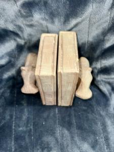 Aardvark Anteater Soapstone Bookends Set of 2