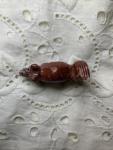 Small Vintage Soapstone Anteater Carving from Peru