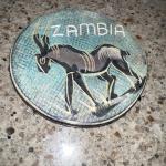Zambia Wildlife Soapstone Coasters and Holder