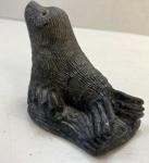 Hand Carved Soapstone Wolf Pup Figurine 3