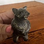 Vintage Soapstone Wolf Sculptures - Signed Canada
