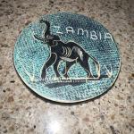 Zambia Wildlife Soapstone Coasters and Holder