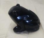 Set of 2 Soapstone Frog Carvings