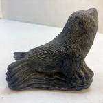 Hand Carved Soapstone Wolf Pup Figurine 3