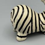 Hand Painted Soapstone Zebra Figurine Paperweight