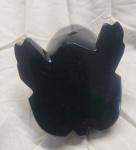 Set of 2 Soapstone Frog Carvings