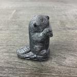 Handmade Soapstone Wolf Sculpture - Vintage 3